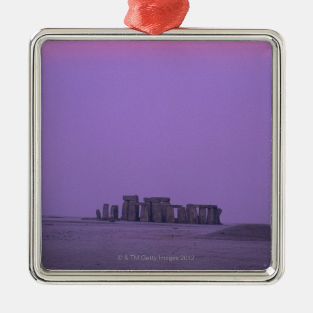 Stonehenge, England Metal Tree Decoration (Front)