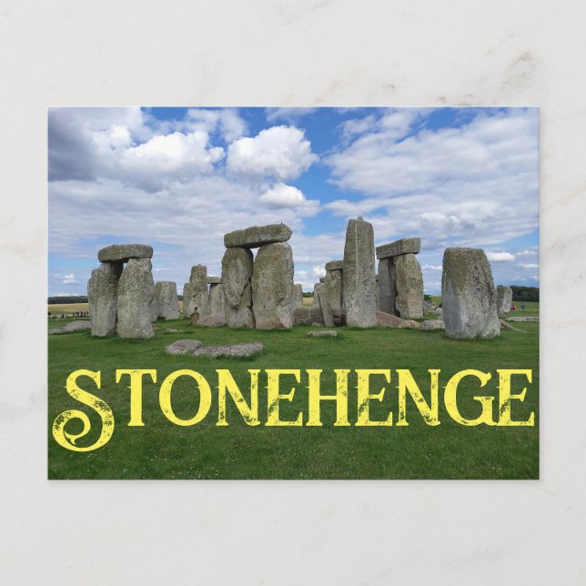 Stonehenge England Postcard (Front)