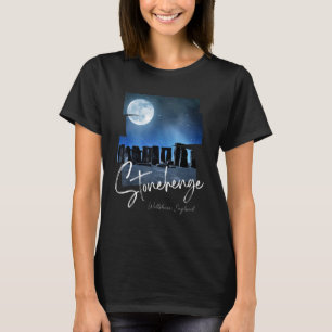 Stonehenge England Souvenir Stonehenge At Night T-Shirt