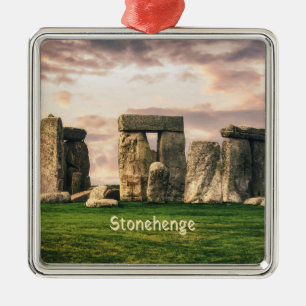 Stonehenge England UK Metal Tree Decoration