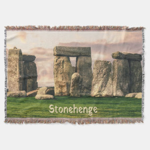 Stonehenge England UK Throw Blanket