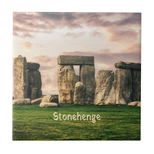 Stonehenge England UK Tile (Front)