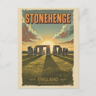 Stonehenge england Wiltshire World Heritage Site Postcard