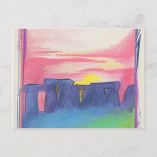 Stonehenge  First Star Art by jrr Postcard