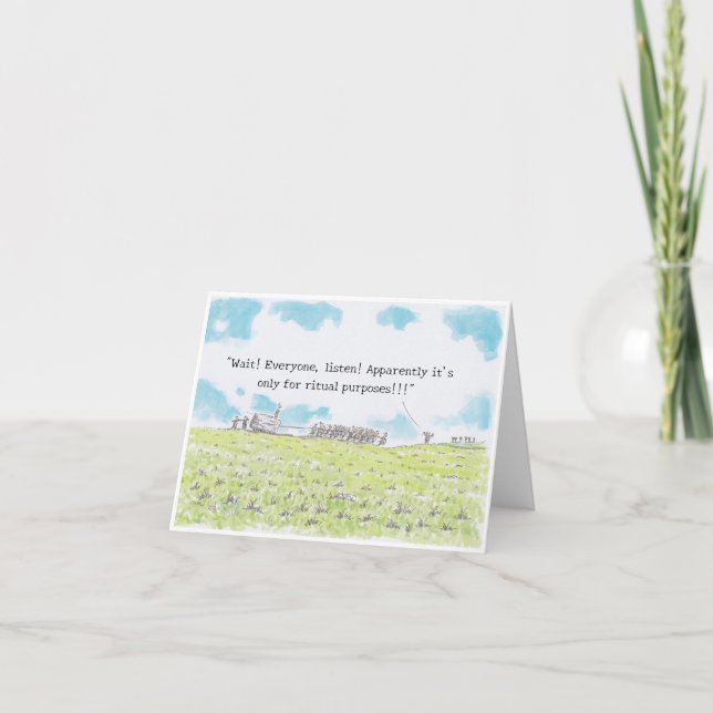 Stonehenge Greeting Card (Front)
