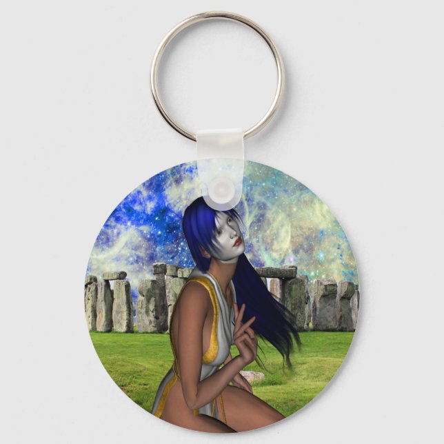 Stonehenge Meditation Key Ring (Front)