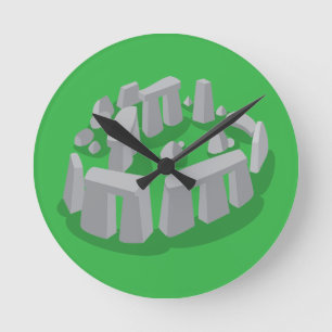 Stonehenge of England Round Clock