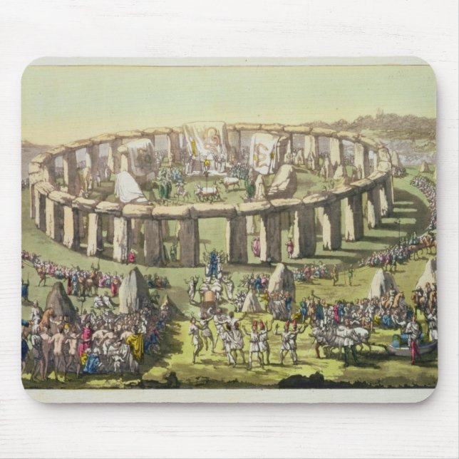 Stonehenge, or a Circular Temple of the Druids, pl Mouse Pad (Front)
