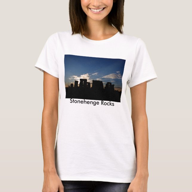 Stonehenge Rocks Ladies T-shirt (Front)