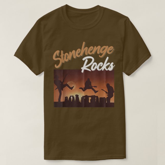 Stonehenge Rocks Stonehenge Souvenir  Stonehenge A T-Shirt (Design Front)