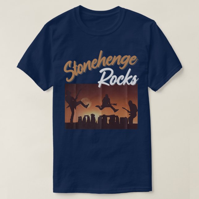 Stonehenge Rocks Stonehenge SouvenirStonehenge At  T-Shirt (Design Front)