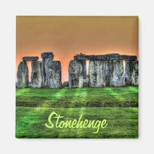 Stonehenge Standing Stones at Sundown Magnet