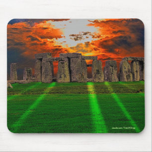 Stonehenge Standing Stones at Sunset Mouse Pad