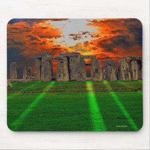 Stonehenge Standing Stones at Sunset Mouse Pad