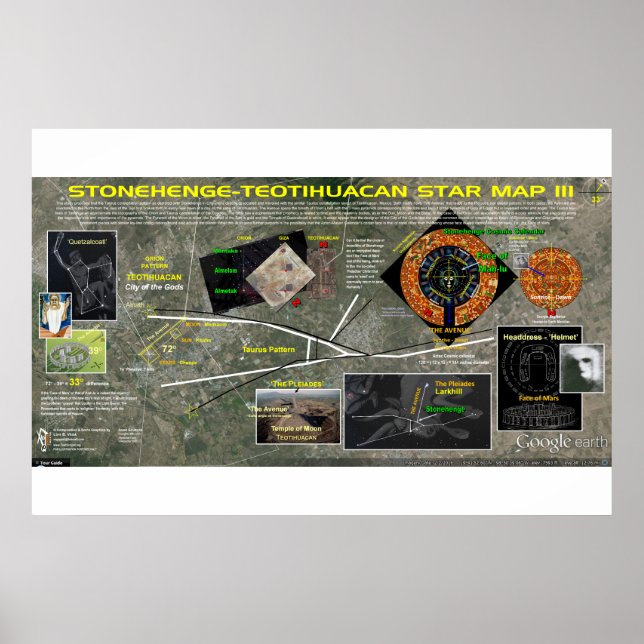 Stonehenge - Taurus Star Map 3 Poster (Front)