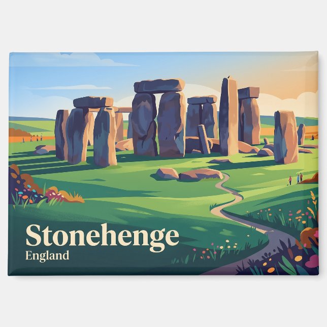Stonehenge United Kingdom Magnet (Front)