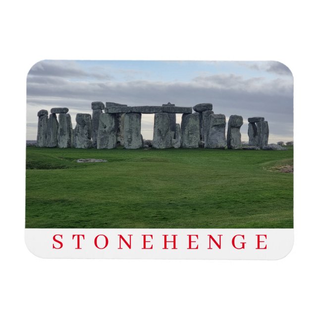 Stonehenge view fridge magnet (Horizontal)