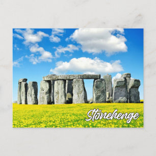 Stonehenge, Wiltshire, England Holiday Postcard