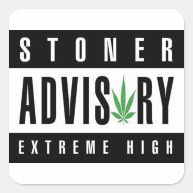 stoner advisory sticker (Front)