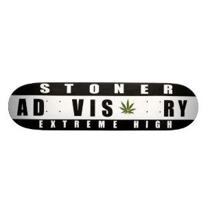 Stoner deck skateboard