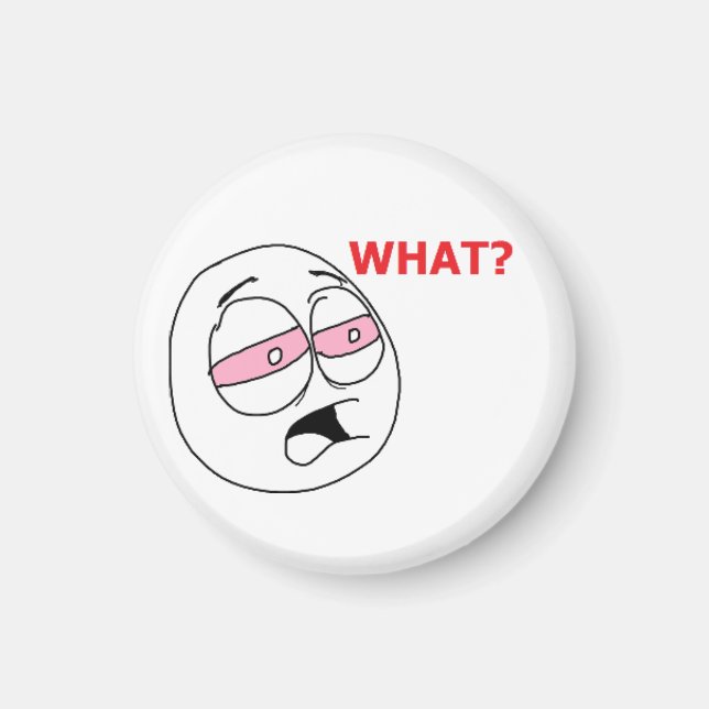 Stoner What Face Magnet (Front)