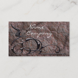 Stones and Swirls Elegance Business Card
