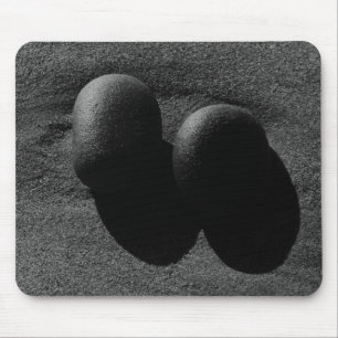 Stones Cool Black & White Photograph Mouse Pad