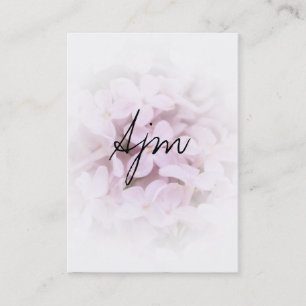 Stones & Flowers (massage therapy) Business Card