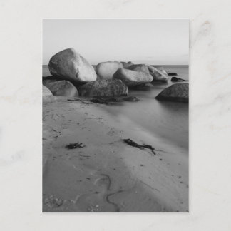 Stones in the sea postcard