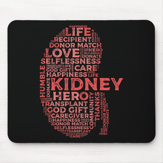 Stones Kidney Disease Awareness Patient Survivor  Mouse Pad (Front)