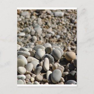 Stones of the beach postcard