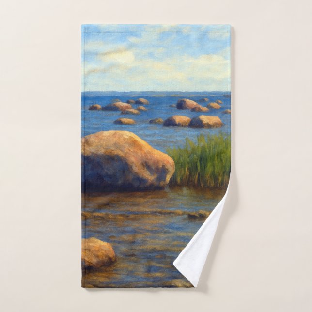 Stones of Vormsi Hand Towel (Hand Towel)