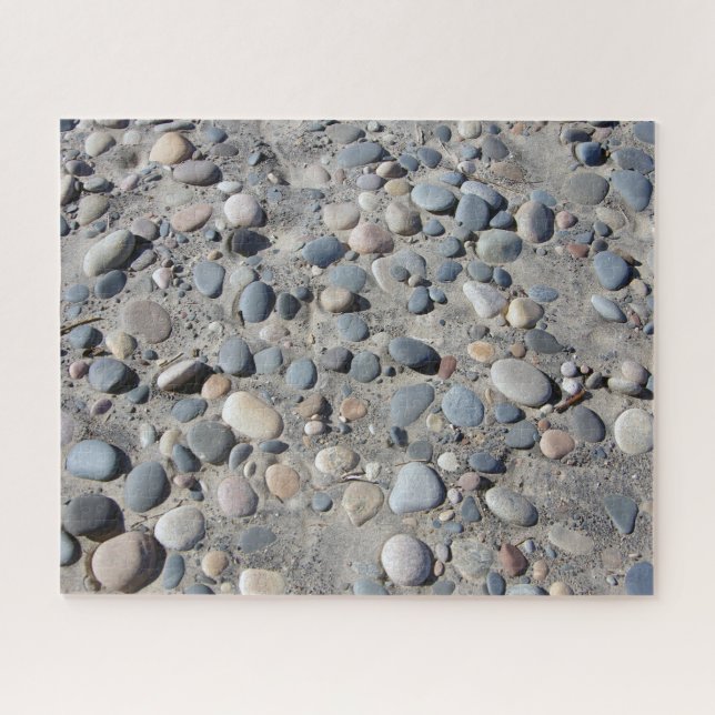 Stones on Beach jigsaw puzzle (Horizontal)