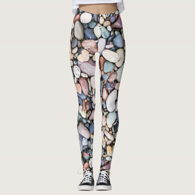 Stones - Power Yoga Leggings (Front)