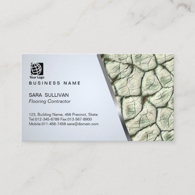Stones Texture Home Repairs Remodelling Business Card (Front)