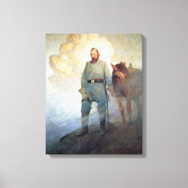 Stonewall Jackson by NC Wyeth Canvas Print (Front)