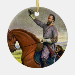 Stonewall Jackson Ceramic Tree Decoration