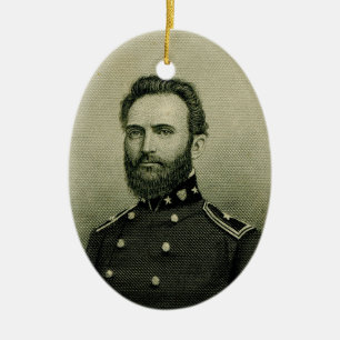 Stonewall Jackson Ceramic Tree Decoration