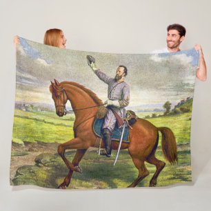 STONEWALL JACKSON on LITTLE Fleece Blanket