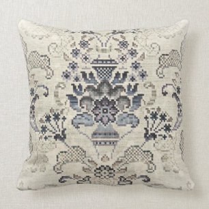 Stonewashed Floral Cushion