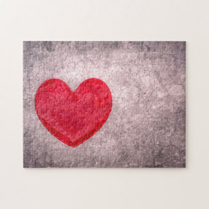 Stonewashed Heart Jigsaw Puzzle