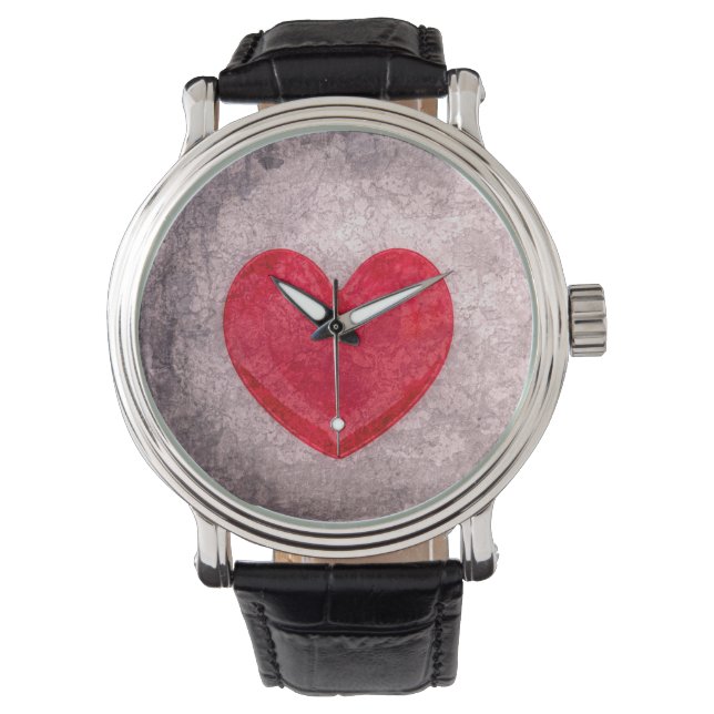 Stonewashed Heart Watch (Front)