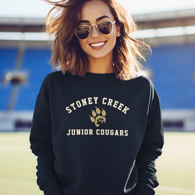 Stoney Creek Junior Cougars Navy Sweatshirt (Creator Uploaded)