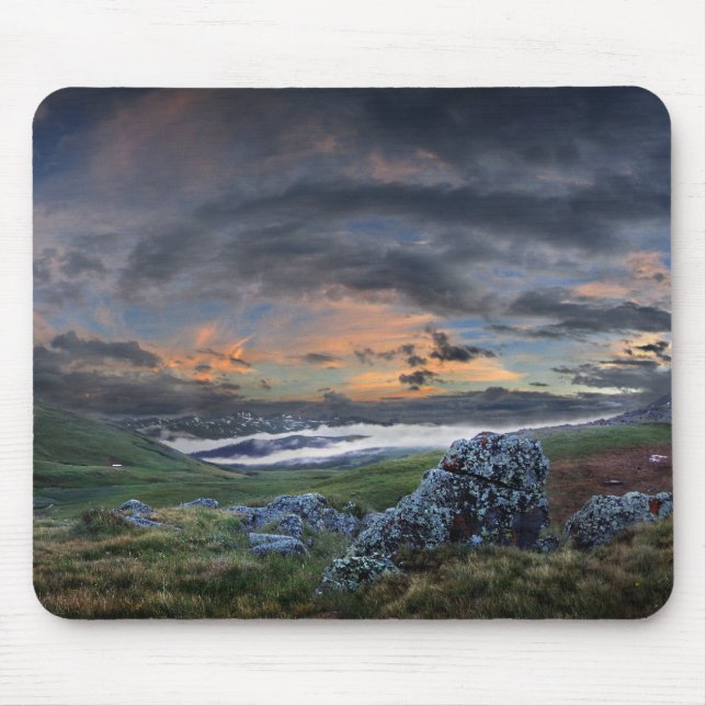 Stoney Pass Sunset - Colorado Trail Mouse Pad (Front)