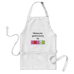 Stoney periodic table name apron