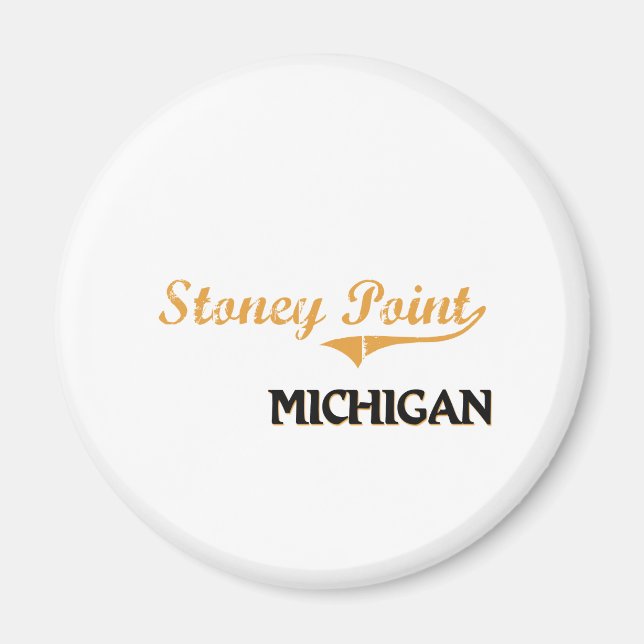 Stoney Point Michigan Classic Magnet (Front)