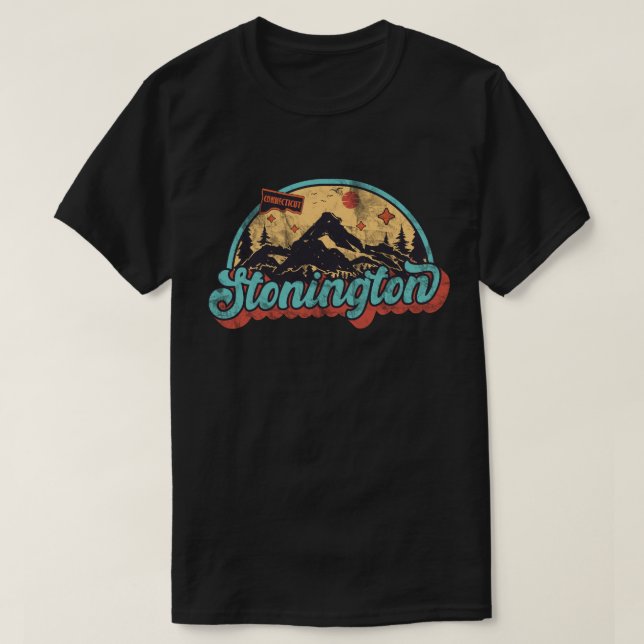 Stonington, Connecticut T-Shirt (Design Front)