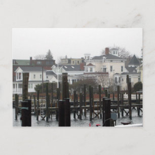 stonington from dock postcard