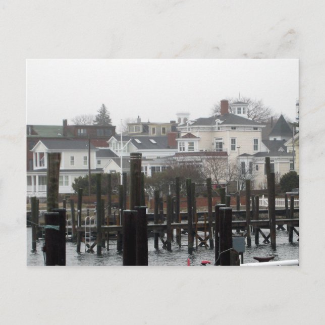 stonington from dock postcard (Front)