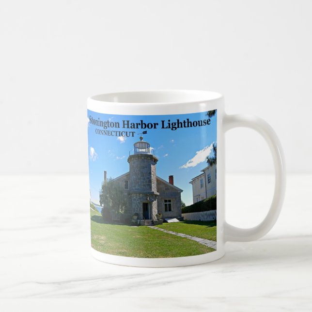 Stonington Harbour Lighthouse, Connecticut Mug (Right)